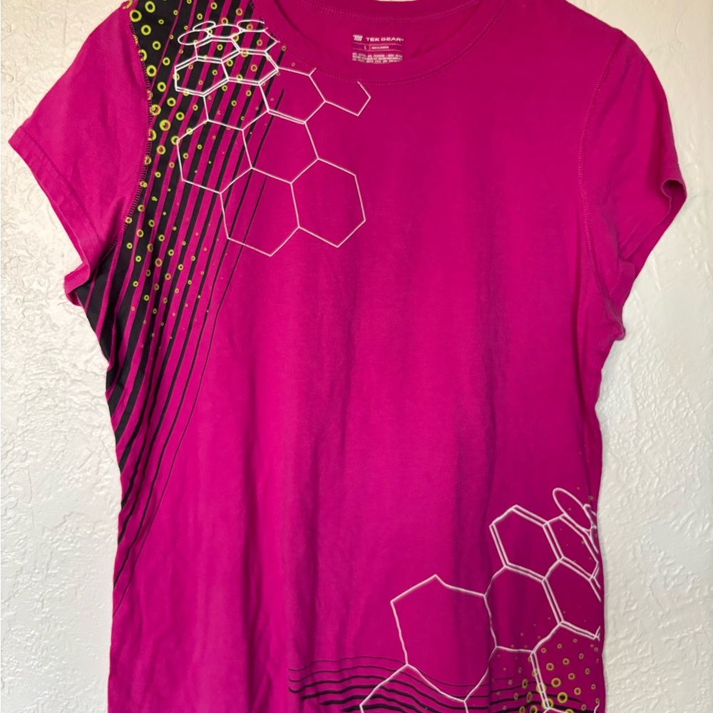 tek gear Magenta Short-Sleeve Graphic Tee